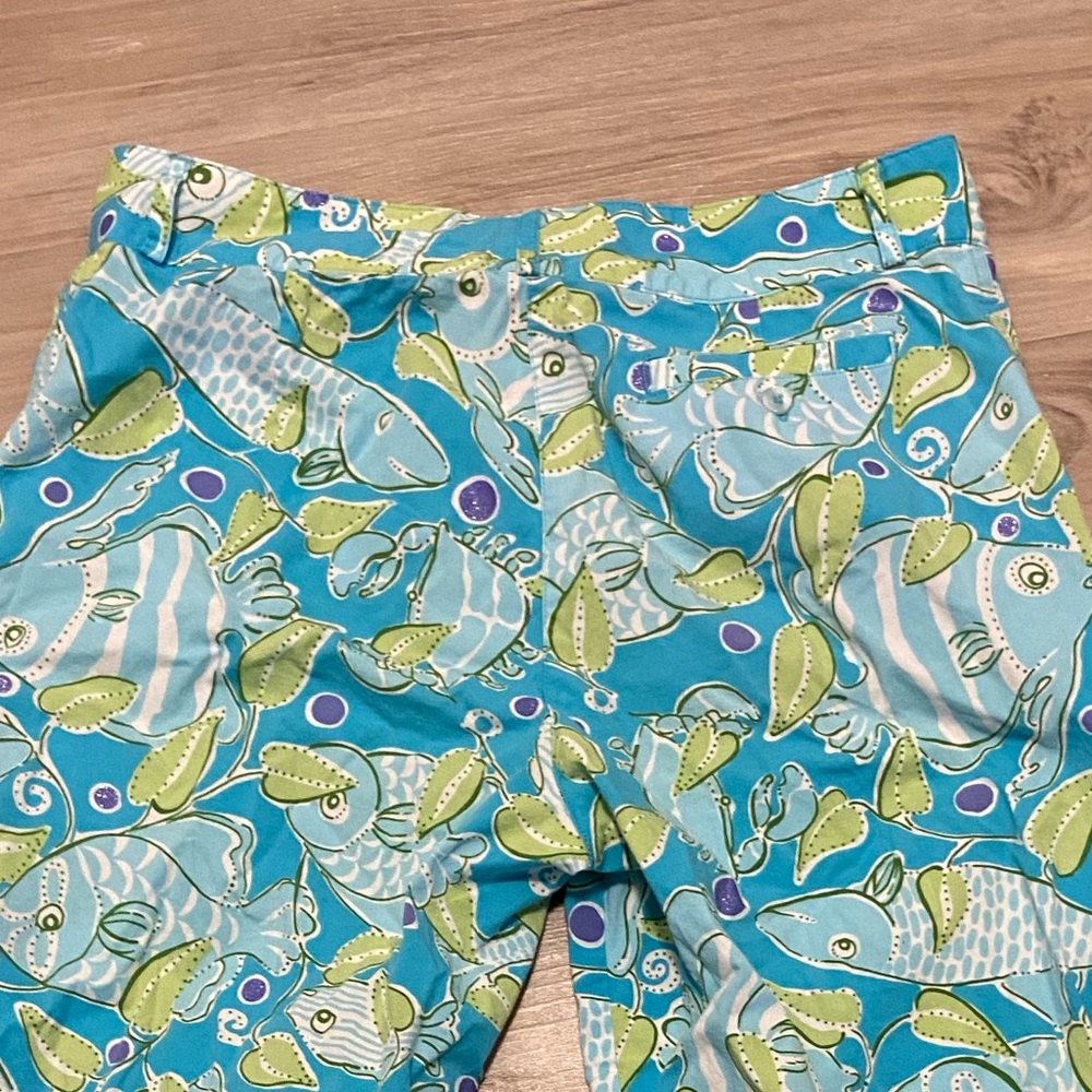 Lilly Pulitzer WHITE LABEL COLLECTOR Capri Pants 8 - Picture 6 of 7
